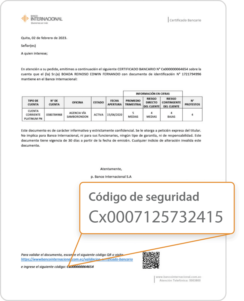 Que Es Un Certificado Bancario