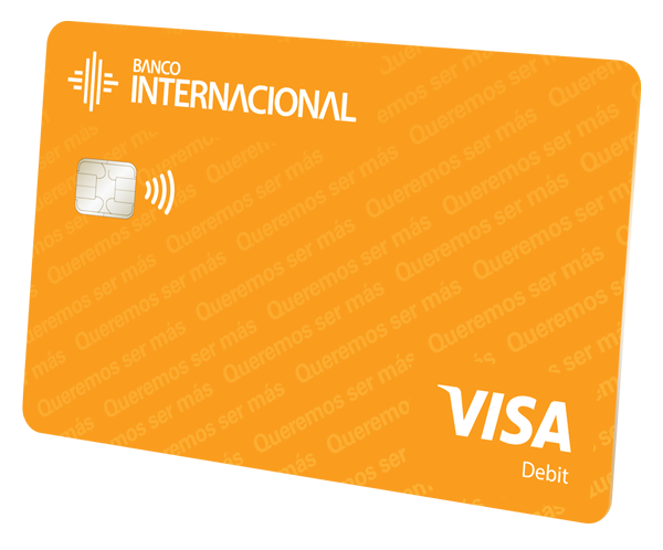 tarjeta de debito visa banco internacional